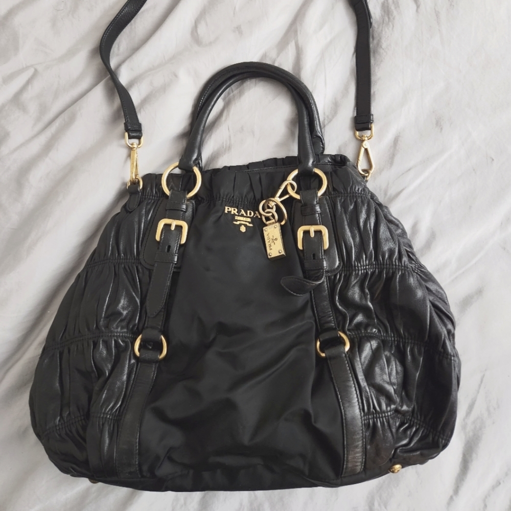 Prada Nappa Gaufré Tote.